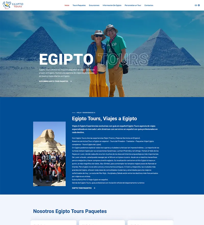 Pack2Net: Egipto Tours