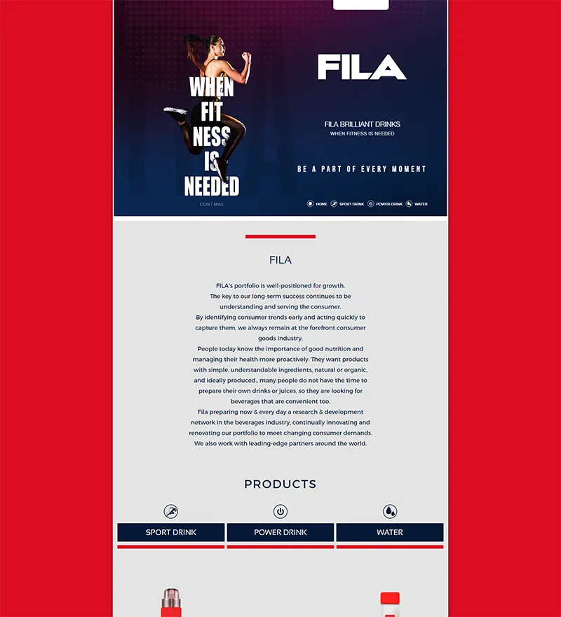 Pack2Net: FILA Beverage