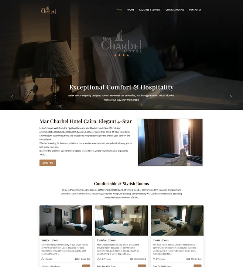 Pack2Net: Mar Charbel Hotel
